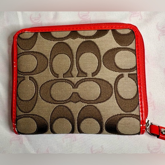 Coach Park Signature North/South Tote, style No. D1357-F23295 & Wallet both NWT - Picture 13 of 17